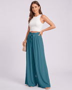Selene Pants by Lauven — wide leg pants, high waist, casual