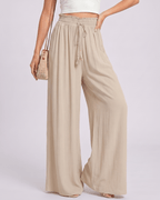 Selene Pants by Lauven — wide leg pants, high waist, casual