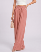 Selene Pants by Lauven — wide leg pants, high waist, casual