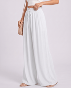 Selene Pants by Lauven — wide leg pants, high waist, casual