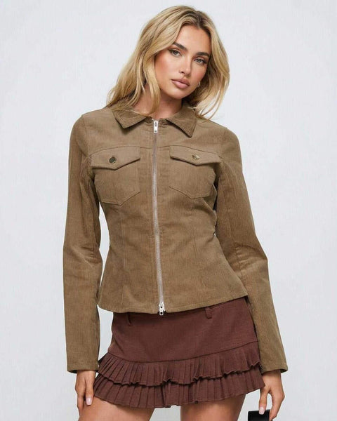 Brown Zip Jacket