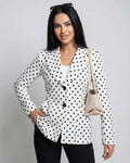 Lauven Verona Jacket - Slim Fit Polka Dot Design for Elegant Workwear