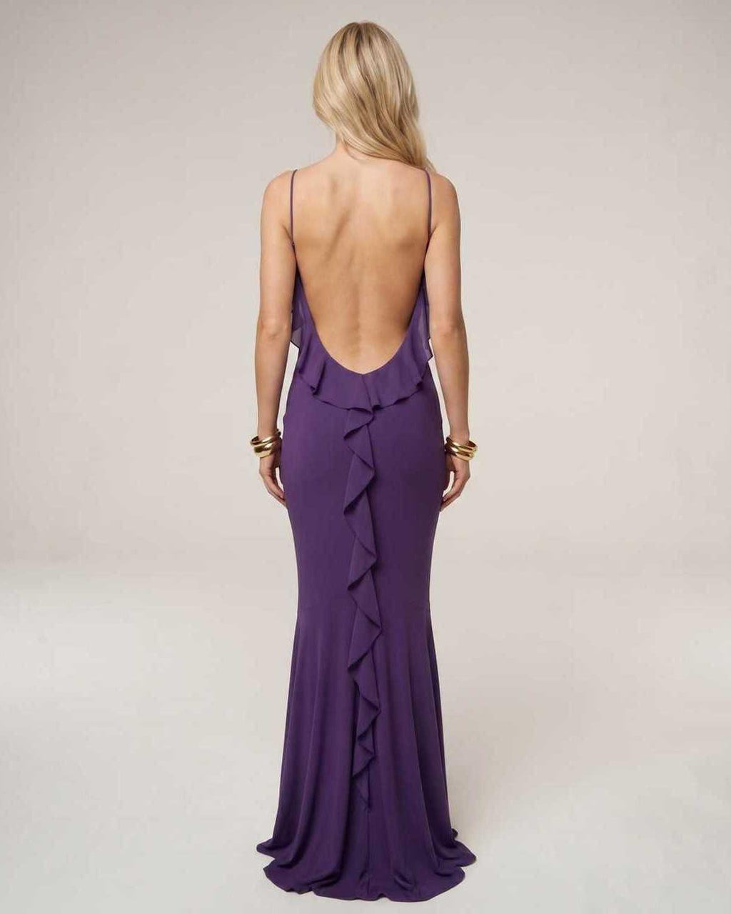 Serenna Maxi Dress by Lauven — polyester spandex sleeveless round neck bodycon maxi dress