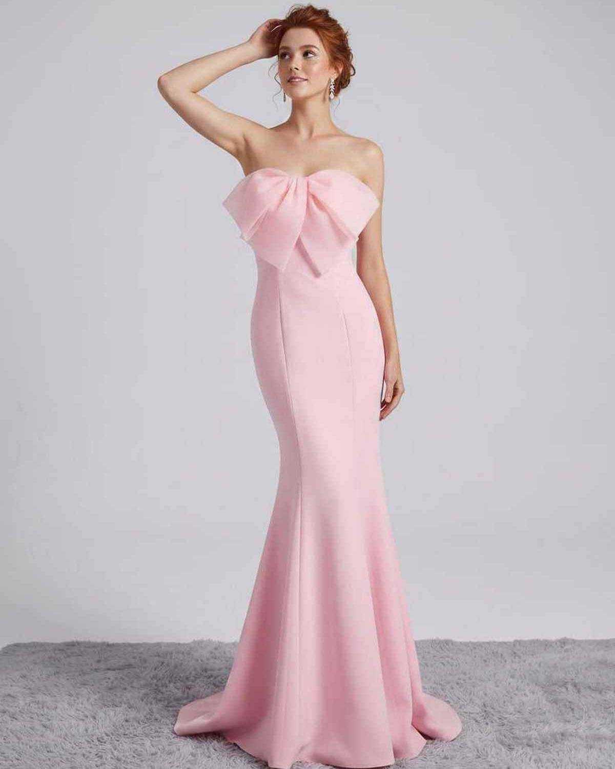 Rosabelle Maxi Dress by Lauven — polyester spandex sleeveless off-the-shoulder mermaid maxi dress