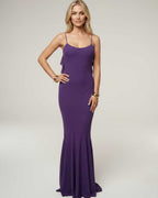 Serenna Maxi Dress by Lauven — polyester spandex sleeveless round neck bodycon maxi dress