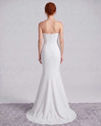 Rosabelle Maxi Dress by Lauven — polyester spandex sleeveless off-the-shoulder mermaid maxi dress