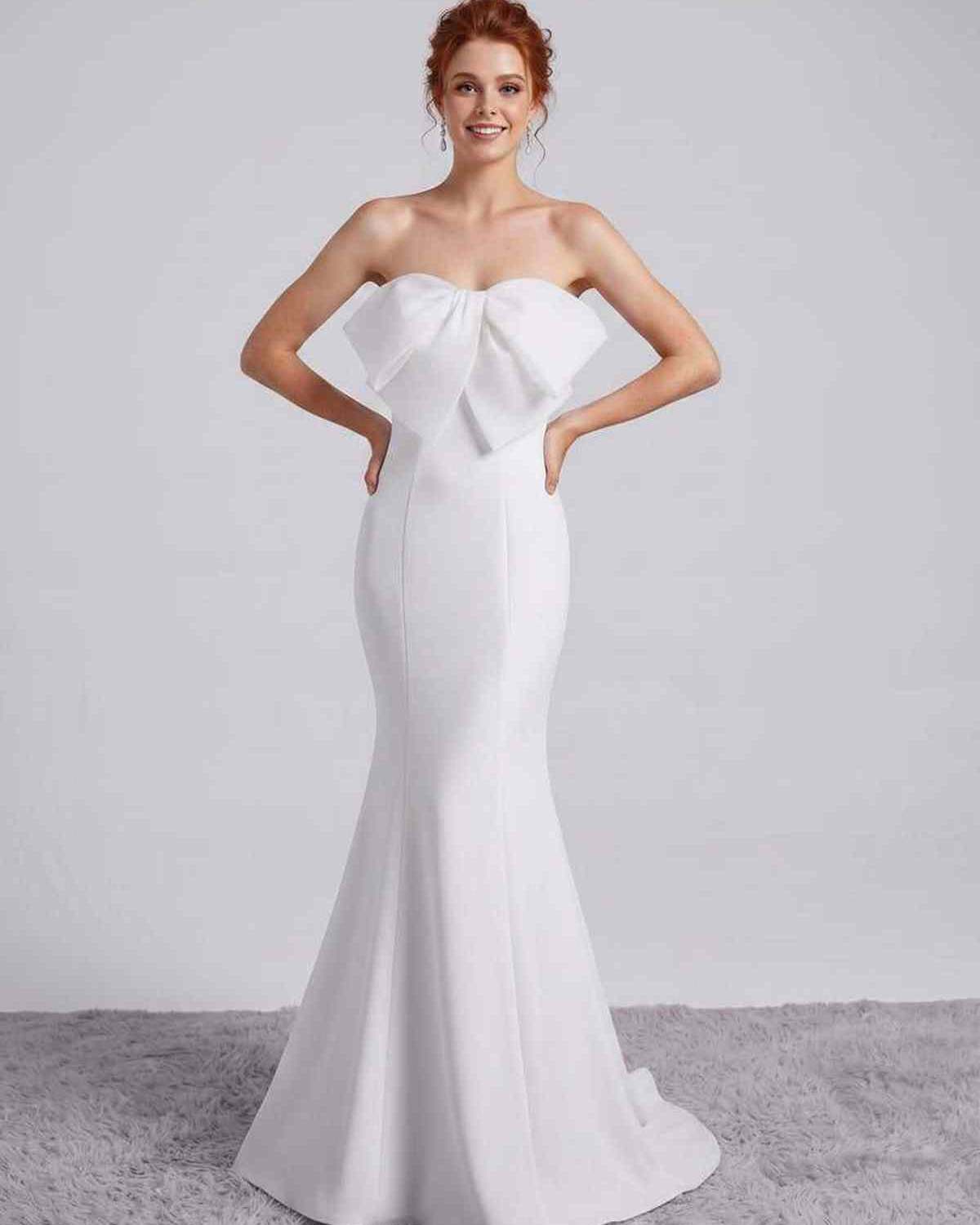 Rosabelle Maxi Dress by Lauven — polyester spandex sleeveless off-the-shoulder mermaid maxi dress