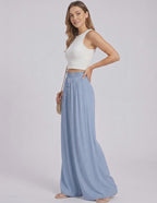 Selene Pants by Lauven — wide leg pants, high waist, casual