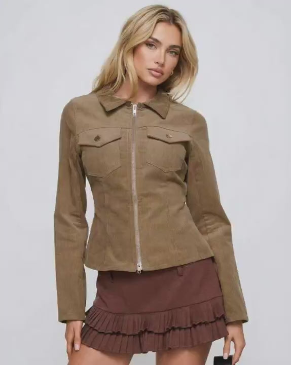 Brown Zip Jacket